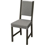 IKEA Stefan Sandalye, Venge-Gri Döşemeli Ahşap Sandalye - Gri - Kahverengi