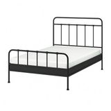 IKEA STJARNÖ/LÖNSET çift kişilik karyola antrasit - 99563393