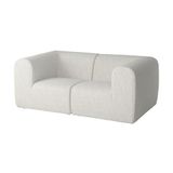 IKEA STOCKHOLM 2025 2'li kanepe djurmo gri-beyaz - 90586110