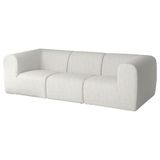 IKEA STOCKHOLM 2025 3'lü kanepe djurmo gri-beyaz - 59574303