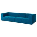 IKEA STOCKHOLM 2025 4'lü kanepe alhamn koyu turkuaz - 99574315