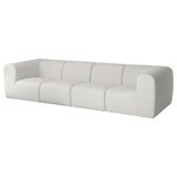 IKEA STOCKHOLM 2025 4'lü kanepe djurmo gri-beyaz - 99574320