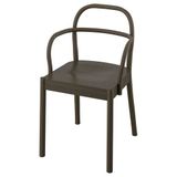 IKEA STOCKHOLM 2025 ahşap sandalye koyu kahve - 20590139