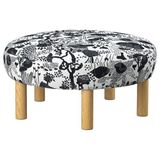 IKEA STOCKHOLM 2025 puf siyah-beyaz - 90594756