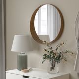 IKEA STOCKHOLM yuvarlak ayna ceviz kaplama - 30446896