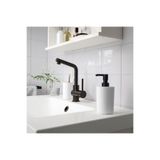 IKEA Storavan Banyo Aksesuar Seti, Sıvı Sabunluk, Diş Fırçalık, Tepsi, Beyaz, 3'lü Set