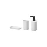 Ikea Storavan Banyo Aksesuar Seti Sıvı Sabunluk Katı Sabunluk Diş Fırçalık 3Lü Set Beyaz,TYBP3DB63825WE3L75