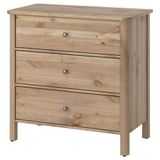 IKEA STOREMOLLA 3 çekmeceli şifonyer gri-kahverengi - 30590916