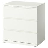 IKEA STORKLINTA 3 çekmeceli şifonyer beyaz - 30627533