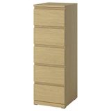 IKEA STORKLINTA 5 çekmeceli şifonyer meşe görünümlü - 00627539