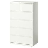 IKEA STORKLINTA 6 çekmeceli şifonyer beyaz - 70627545