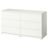 IKEA STORKLINTA 6 çekmeceli şifonyer beyaz - 70627550