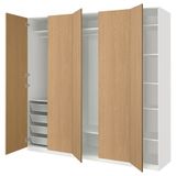 IKEA /STORKLINTA gardırop beyaz-meşe görünümlü - 29562844