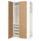 IKEA /STORKLINTA gardırop beyaz-meşe görünümlü - 59606870