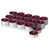 İKEA Störtskön Kokulu Tealight Mum Kırmızı- Yabani Meyveler