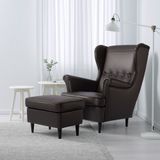 IKEA STRANDMON puf grann-bomstad koyu kahve - 50494626