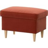 Ikea Strandmon Puf, Kahverengi-Kırmızı, 40X44 cm - Rahatlık ve Şıklık Odanızda