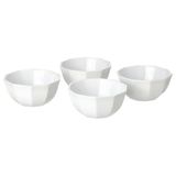 IKEA STRIMMIG seramik kase seti beyaz - 40468185