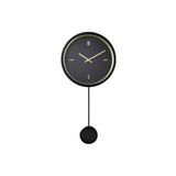 IKEA Stursk 26 cm Siyah Altın Duvar Saati