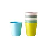 IKEA Su Bardağı Kalas Bardak Seti 6 Adet Plastik Turuncu 6 Parça