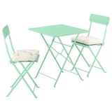 IKEA SUNDSÖ katlanabilir masa ve katlanabilir sandalye seti açık yeşil - 29573258
