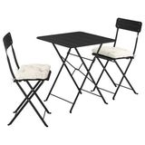 IKEA SUNDSÖ katlanabilir masa ve katlanabilir sandalye seti antrasit - 99573028