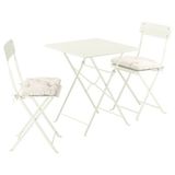IKEA SUNDSÖ katlanabilir masa ve katlanabilir sandalye seti kırık beyaz - 09573259