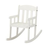 IKEA Sundvik Beyaz Sallanan Çocuk Sandalyesi Masif Çam Ağacı Malzeme ile Ergonomik Tasarım