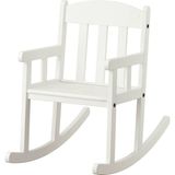 Ikea Sundvık Çocuk Sandalyesi 37X69X57 cm Beyaz Masif Çam Sallanan Sandalye
