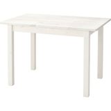 Ikea Sundvık Masa 76 x 50 cm Beyaz Masif Çam Dayanıklı Çocuk Odası Için Ideal - 76x50 cm