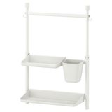 IKEA Sunnersta 45x65x45.7 cm Beyaz Duvar Rayı