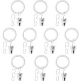 Ikea Syrlıg Perde Halkası Seti, Beyaz, 25 Mm, 10 Adet