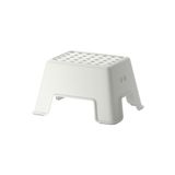 IKEA Tabure Basamak Beyaz 44x35x25 Cm Maks. Yük: 100 Kg Kaymaz Taban Polipropilen Plastik