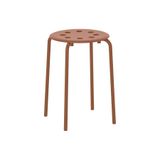 IKEA tabure, kırmızı-kahverengi, 45 cm