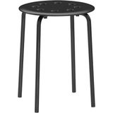 IKEA Tabure, Siyah Meridyendukkan Genişlik 40CM Siyah Renk Yuvarlak Tabure