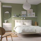 IKEA TALLASEN/LÖNSET çift kişilik karyola açık bej - 09514793