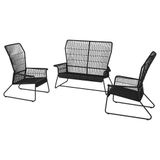 IKEA TALLSKAR bahçe oturma grubu antrasit - 69582500
