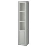 IKEA TANNFORSEN banyo boy dolabı açık gri - 10535110