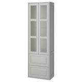 IKEA TANNFORSEN banyo boy dolabı açık gri - 10553175