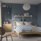 IKEA TARVA/LÖNSET çift kişilik karyola çam - 29019481