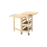 IKEA Taşınabilir, Katlanır Mutfak Masası, Çam, 1-2 Kişilik, Katlanabilir