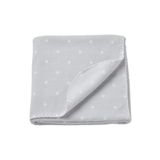 IKEA Tek Ebat Len Bebek çocuk battaniyesi 70x90 gri beyaz KENTSOYLU 60496432 Gri 70 x 90 Kırışmaya Dayan