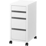 IKEA Tekerlekli Çekmece Ünitesi ,keson 35X75 cm Beyaz Renk Amaçli Dolap - 1 Adet