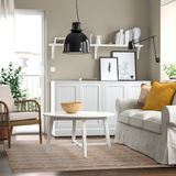 IKEA TELEGRAFLINJE büyük halı sarı-bej - 50555281