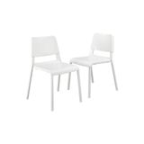 IKEA Teodores Beyaz 2 Adet Mutfak Sandalyesi Seti