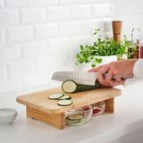IKEA Tezgah Üstü Ayaklı Kesme Tahtası Uzunluk 35 cm Bambu Kesim Panosu Doğrama Tahtası