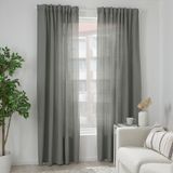 IKEA TIBAST karartma perde/2 kanat koyu yeşil - 70504592