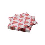 Ikea Tofsand Desenli Peçete Pembe 33X33 cm 30 Adet