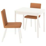 IKEA TONSTAD mutfak masası takımı kırık beyaz-Bomstad altın kahverengi - 19596590