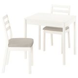 IKEA TONSTAD mutfak masası takımı kırık beyaz-Fridtuna açık bej - 79596587